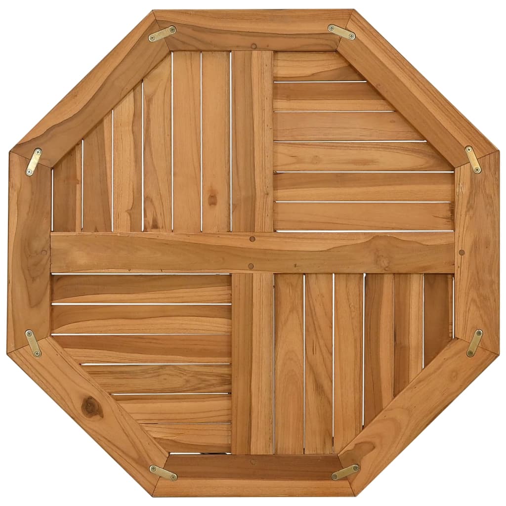 vidaXL Blat de masă, 70x70x2,5 cm, octogonal, lemn masiv de tec vidaXL Blat de masă, 70x70x2,5 cm, octogonal, lemn masiv de tec