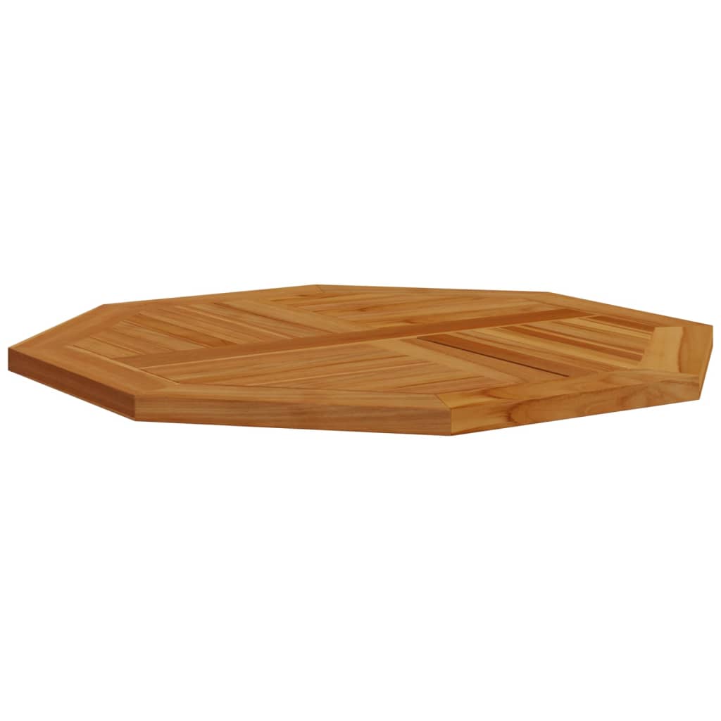 vidaXL Blat de masă, 80x80x2,5 cm, octogonal, lemn masiv de tec vidaXL Blat de masă, 80x80x2,5 cm, octogonal, lemn masiv de tec