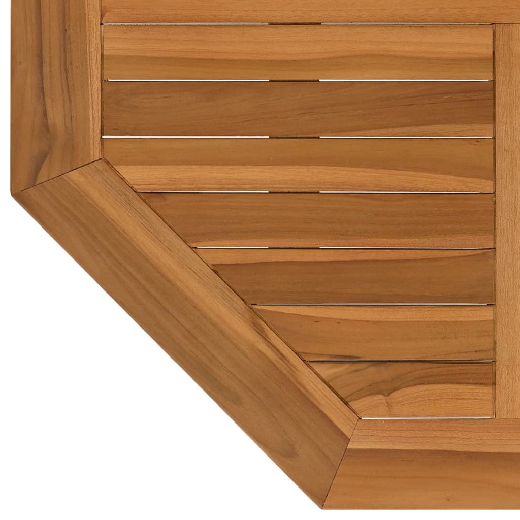 vidaXL Blat de masă, 80x80x2,5 cm, octogonal, lemn masiv de tec vidaXL Blat de masă, 80x80x2,5 cm, octogonal, lemn masiv de tec
