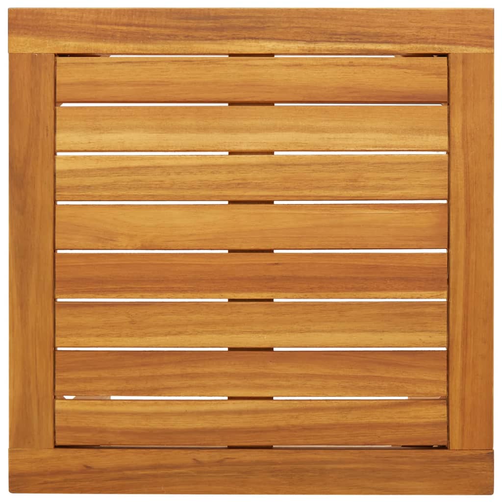 vidaXL Set mobilier de grădină, 5 piese, poliratan negru/lemn acacia vidaXL Set mobilier de grădină, 5 piese, poliratan negru/lemn acacia