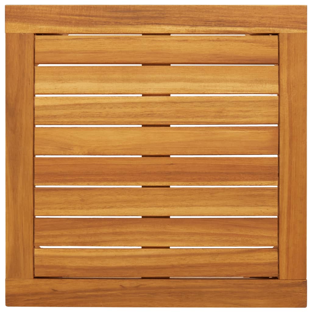 vidaXL Set mobilier de grădină, 5 piese, poliratan gri/lemn de acacia vidaXL Set mobilier de grădină, 5 piese, poliratan gri/lemn de acacia