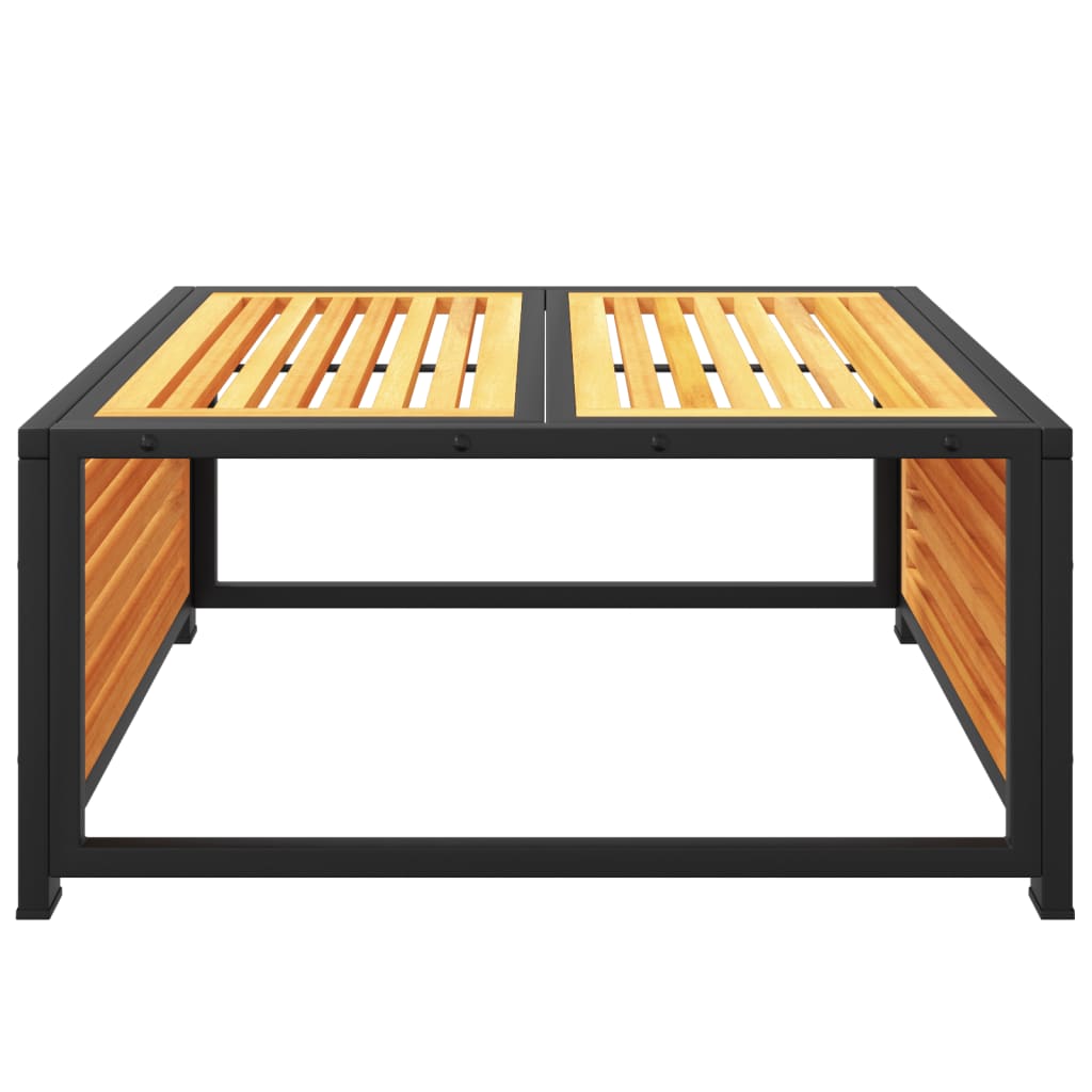 vidaXL Masă de grădină, 68x68x30 cm, lemn masiv de acacia vidaXL Masă de grădină, 68x68x30 cm, lemn masiv de acacia