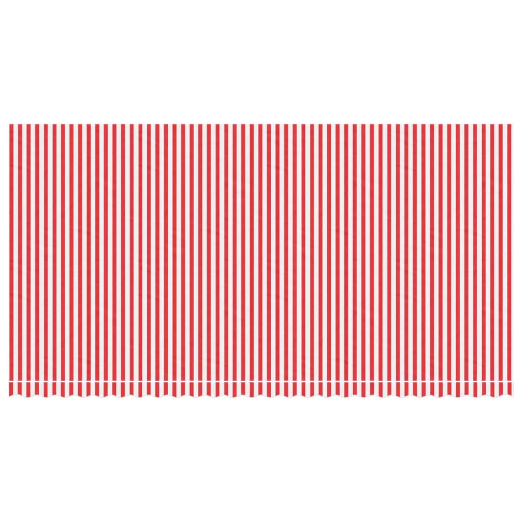 vidaXL Pânză copertină de rezervă, dungi roșii și albe, 6x3 m vidaXL Pânză copertină de rezervă, dungi roșii și albe, 6x3 m