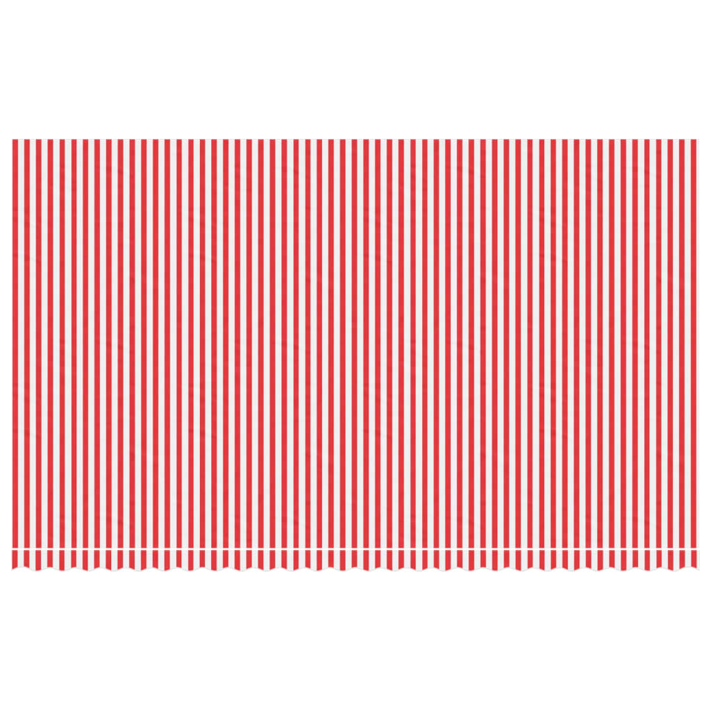 vidaXL Pânză copertină de rezervă, dungi roșii și albe, 6x3,5 m vidaXL Pânză copertină de rezervă, dungi roșii și albe, 6x3,5 m
