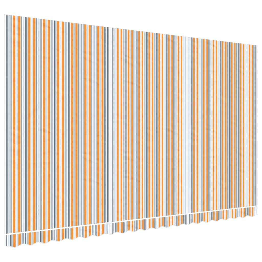 vidaXL Pânză de rezervă copertină, dungi multicolore, 5x3 m