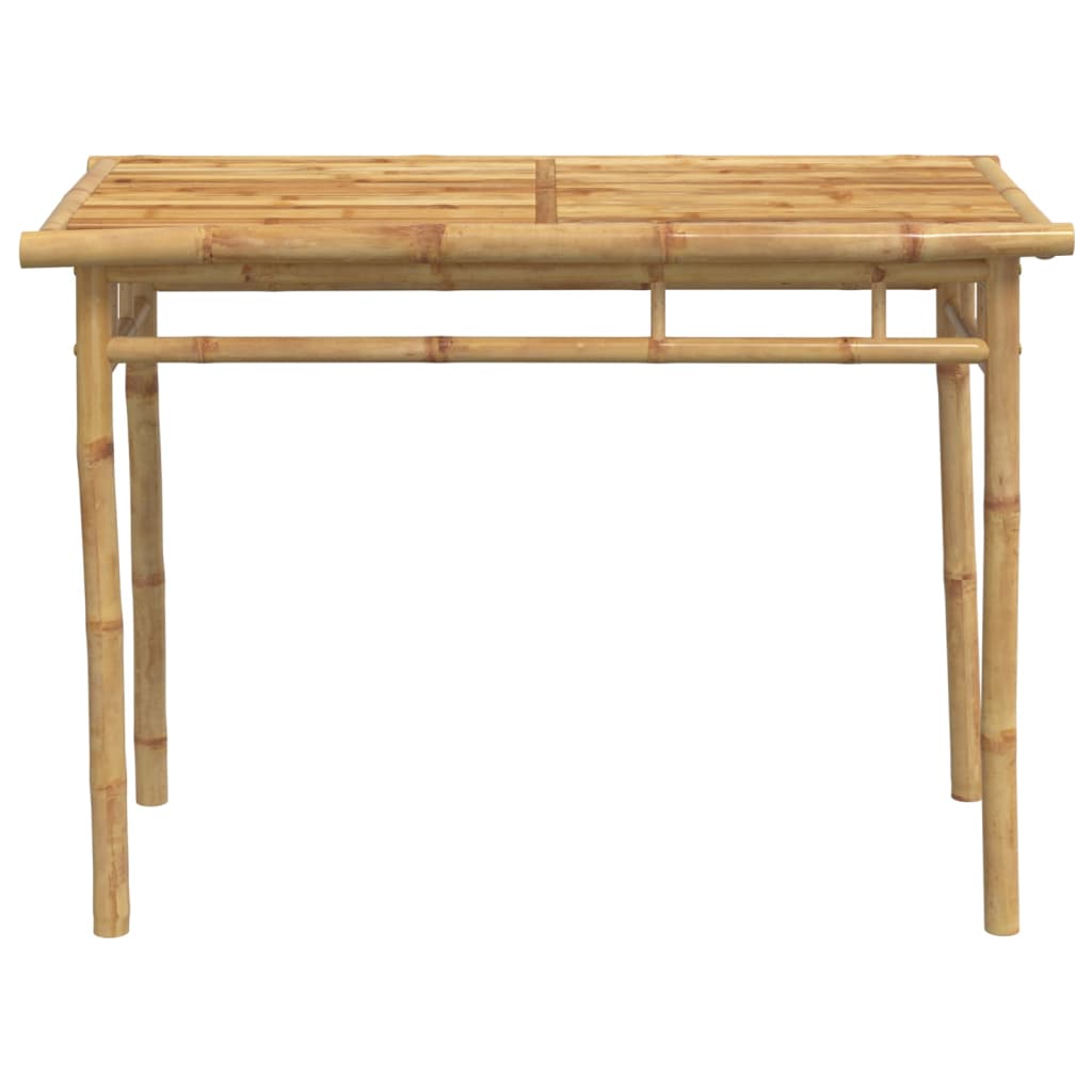 vidaXL Masă de bucătărie pentru grădină, 110x55x75 cm, bambus