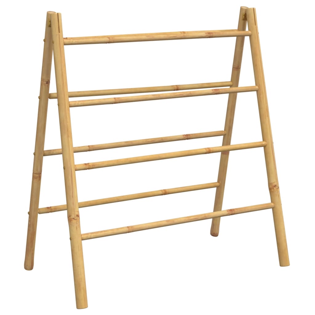 vidaXL Scară dublă pentru prosoape cu 4 trepte, 90x50x100 cm, bambus vidaXL Scară dublă pentru prosoape cu 4 trepte, 90x50x100 cm, bambus