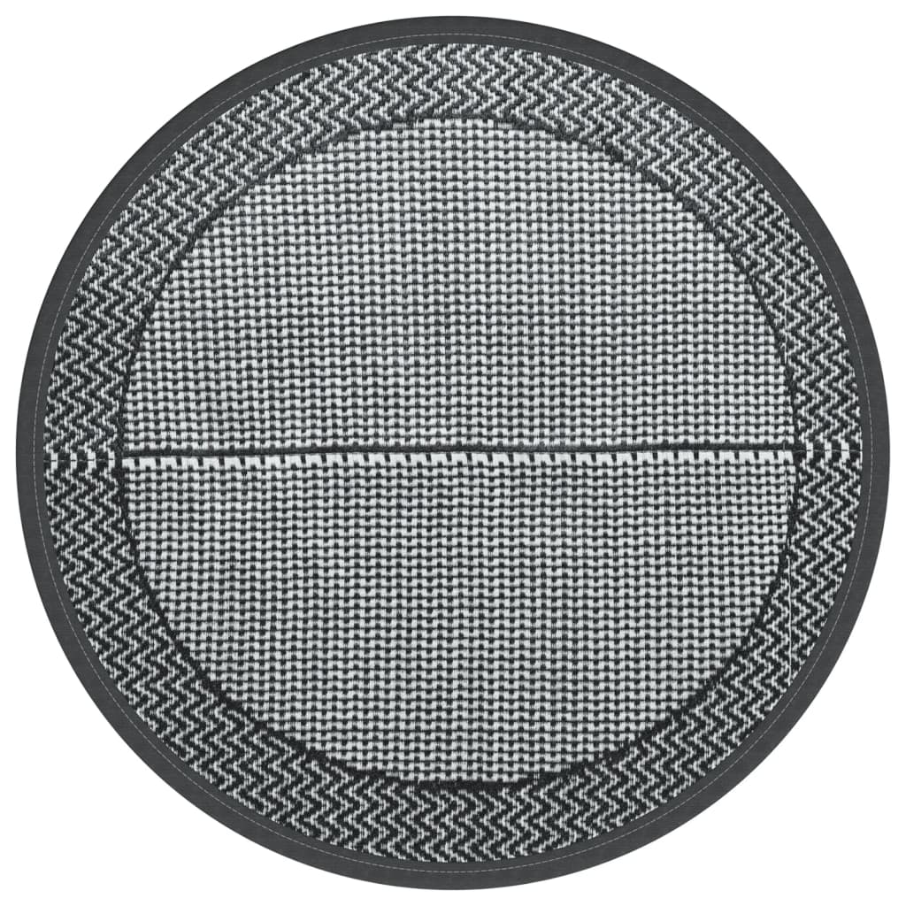 vidaXL Covor de exterior, ARAKIL gri, Ø120 cm, PP vidaXL Covor de exterior, ARAKIL gri, Ø120 cm, PP