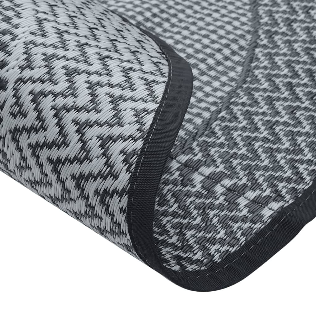 vidaXL Covor de exterior, ARAKIL gri, Ø120 cm, PP vidaXL Covor de exterior, ARAKIL gri, Ø120 cm, PP