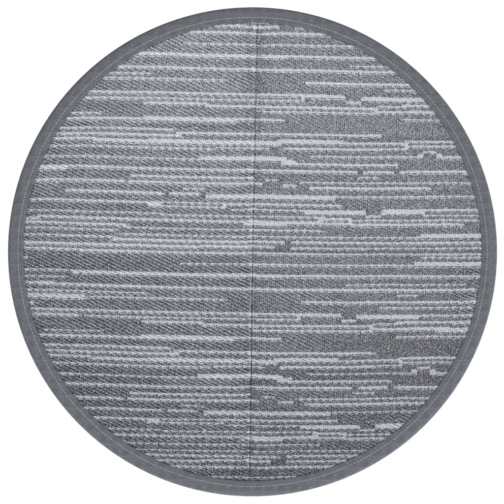 vidaXL Covor de exterior, ARAKIL gri, Ø200 cm, PP vidaXL Covor de exterior, ARAKIL gri, Ø200 cm, PP