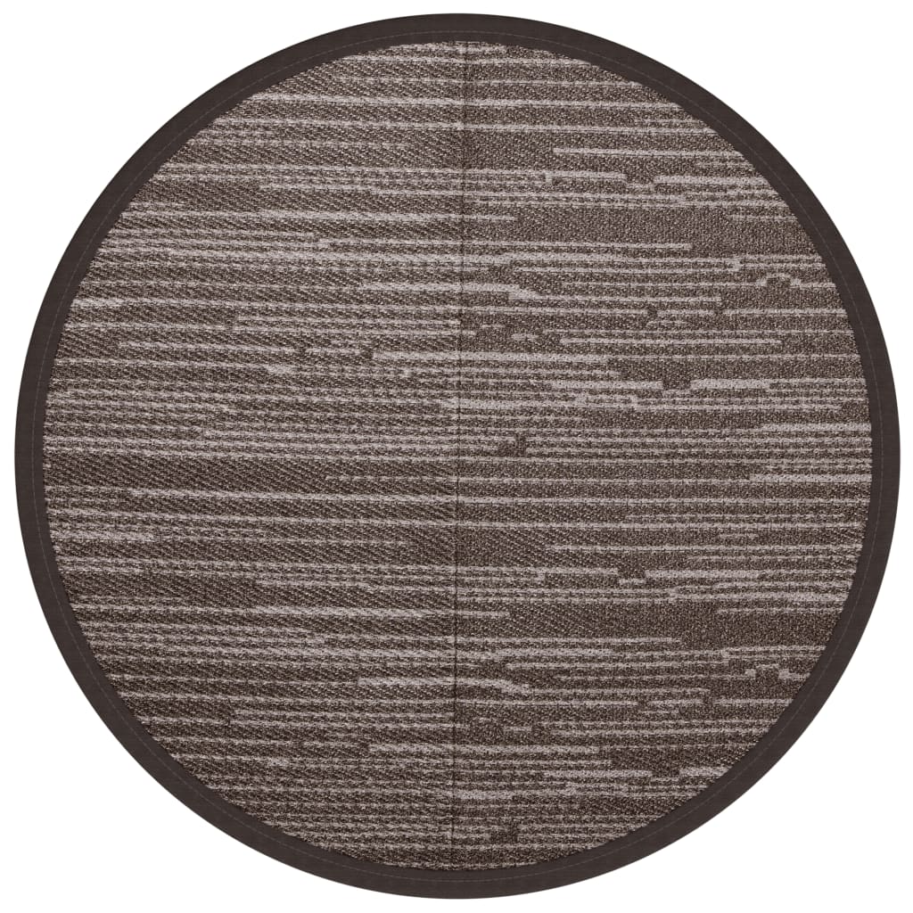 vidaXL Covor de exterior, ARAKIL maro, Ø160 cm, PP vidaXL Covor de exterior, ARAKIL maro, Ø160 cm, PP
