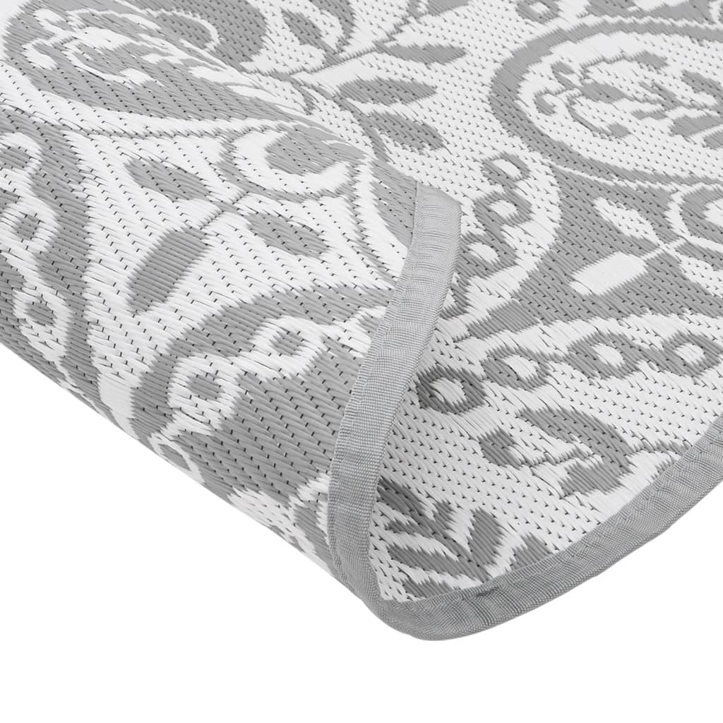 vidaXL Covor de exterior, ARAKIL gri deschis, Ø200 cm, PP vidaXL Covor de exterior, ARAKIL gri deschis, Ø200 cm, PP