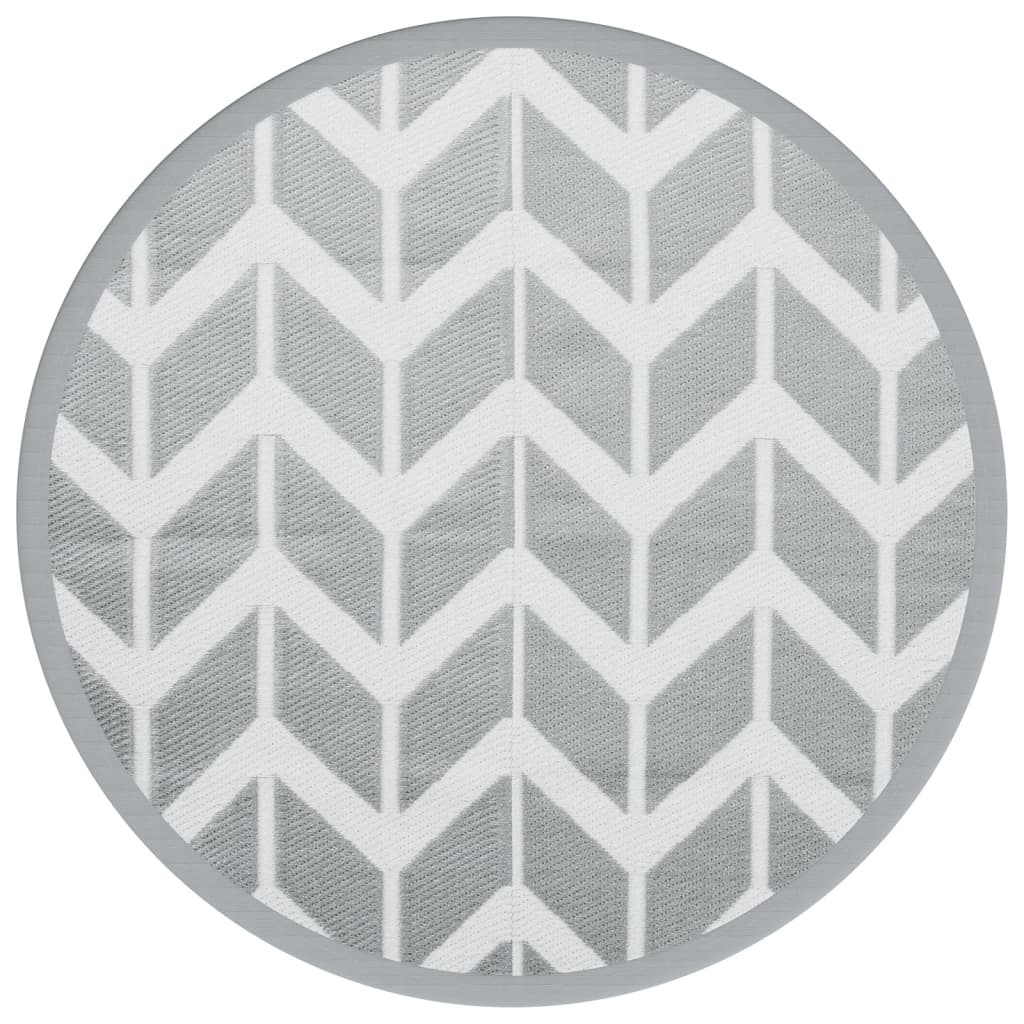 vidaXL Covor de exterior, ARAKIL gri, Ø160 cm, PP vidaXL Covor de exterior, ARAKIL gri, Ø160 cm, PP