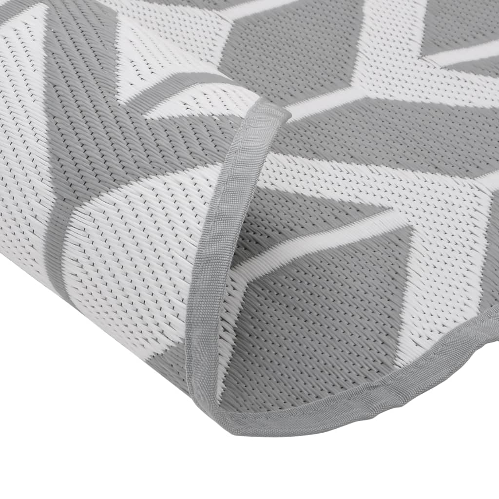 vidaXL Covor de exterior, ARAKIL gri, Ø200 cm, PP vidaXL Covor de exterior, ARAKIL gri, Ø200 cm, PP