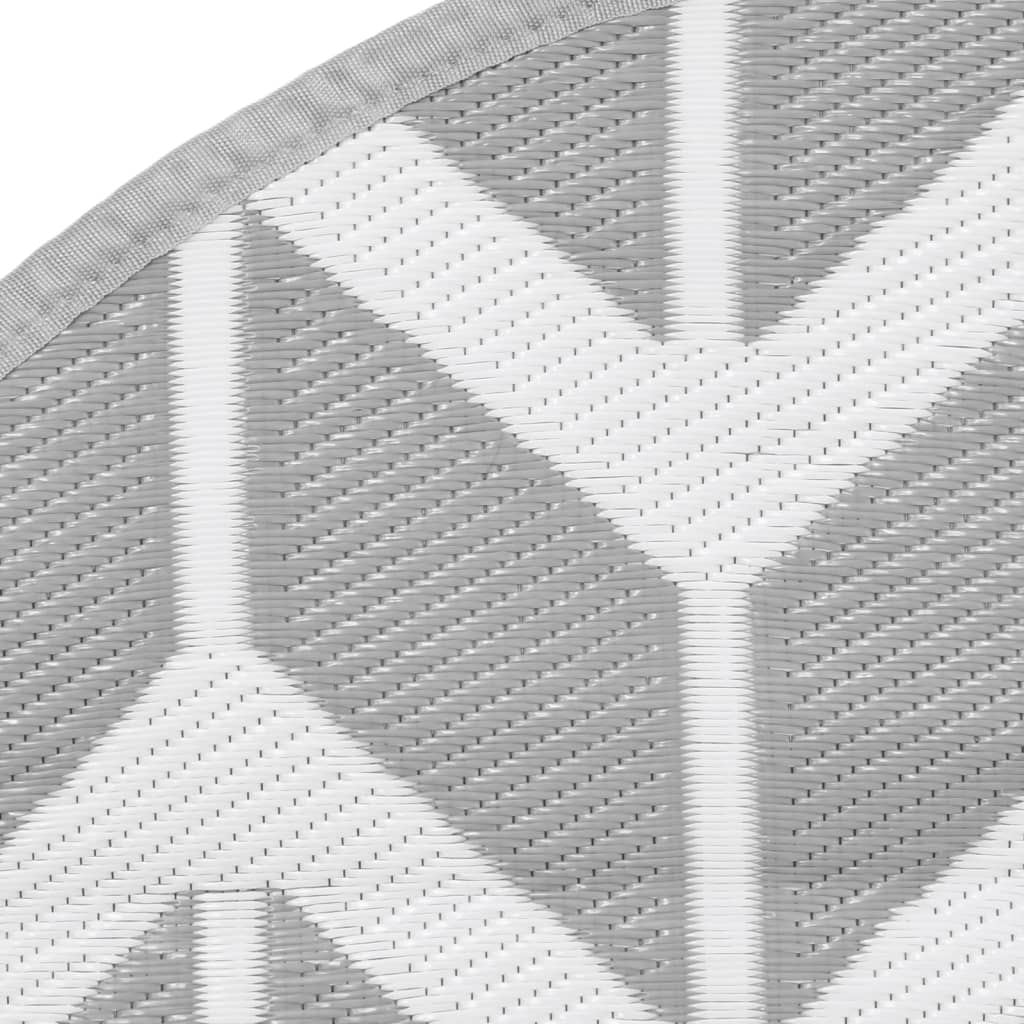 vidaXL Covor de exterior, ARAKIL gri, Ø200 cm, PP vidaXL Covor de exterior, ARAKIL gri, Ø200 cm, PP