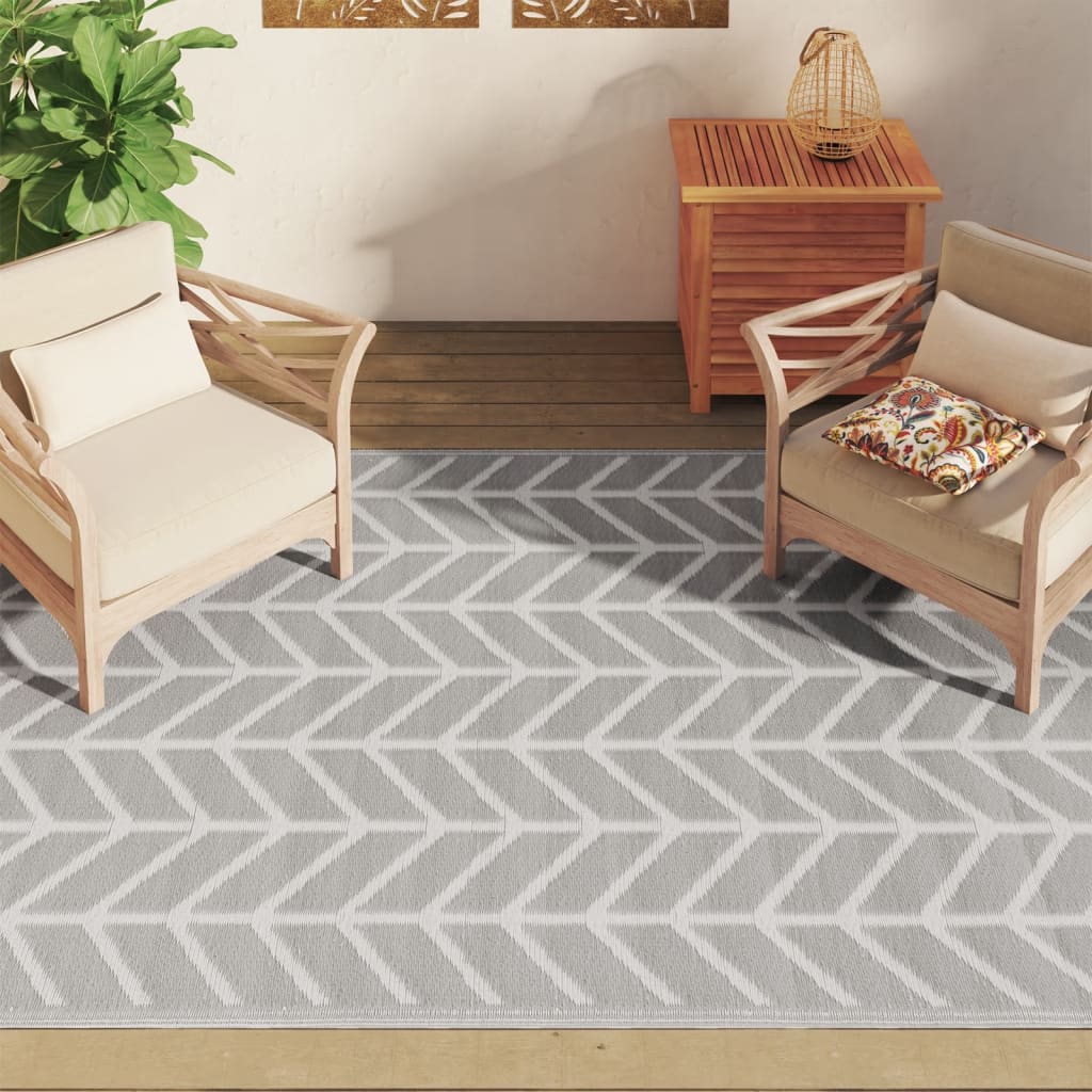 vidaXL Covor de exterior, ARAKIL gri, 160x230 cm, PP vidaXL Covor de exterior, ARAKIL gri, 160x230 cm, PP