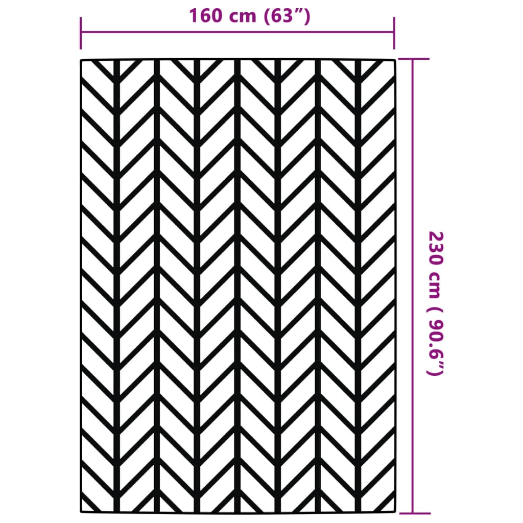 vidaXL Covor de exterior, ARAKIL gri, 160x230 cm, PP vidaXL Covor de exterior, ARAKIL gri, 160x230 cm, PP