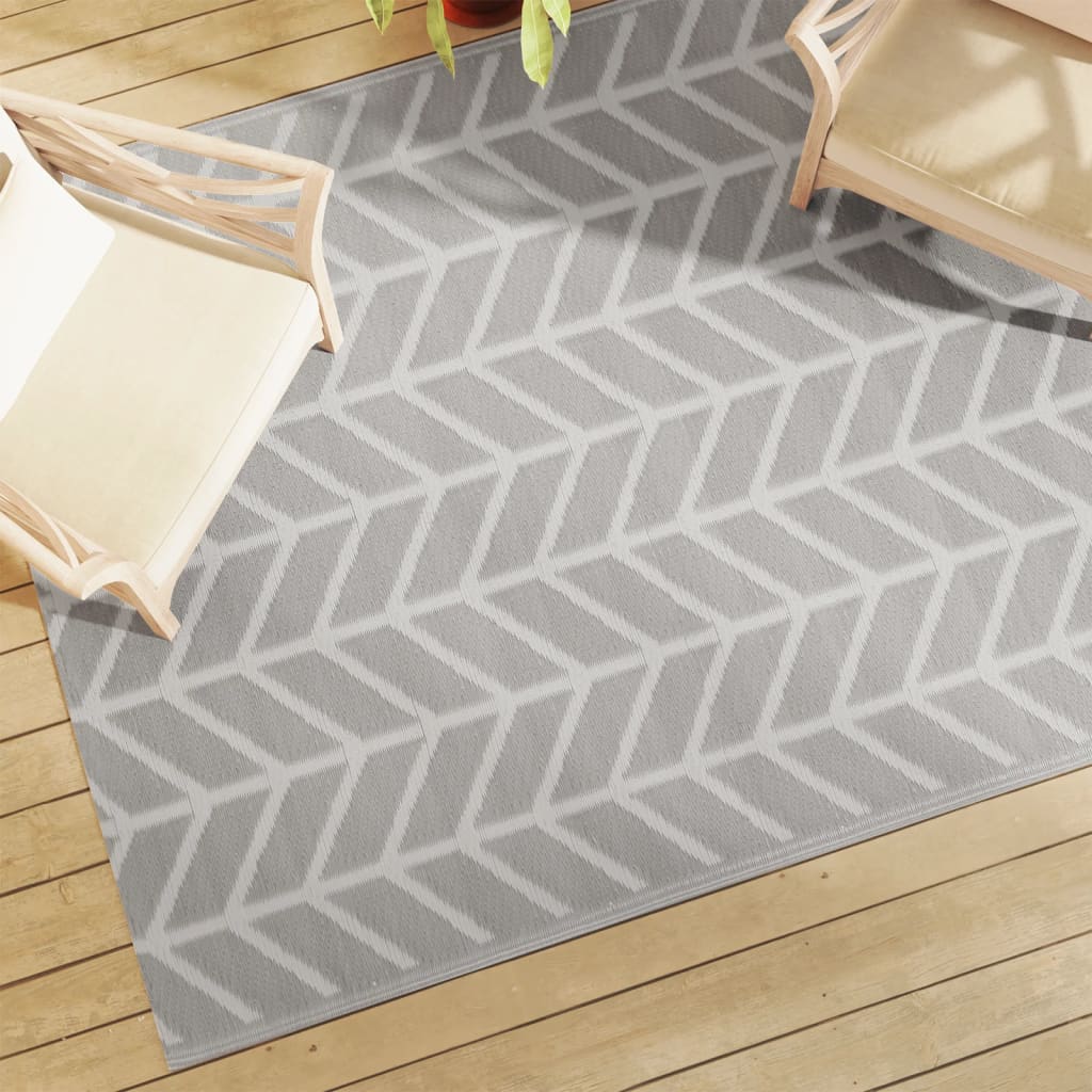 vidaXL Covor de exterior, ARAKIL gri, 160x230 cm, PP vidaXL Covor de exterior, ARAKIL gri, 160x230 cm, PP