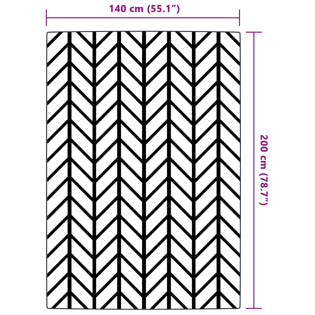 vidaXL Covor de exterior, ARAKIL gri, 140x200 cm, PP vidaXL Covor de exterior, ARAKIL gri, 140x200 cm, PP