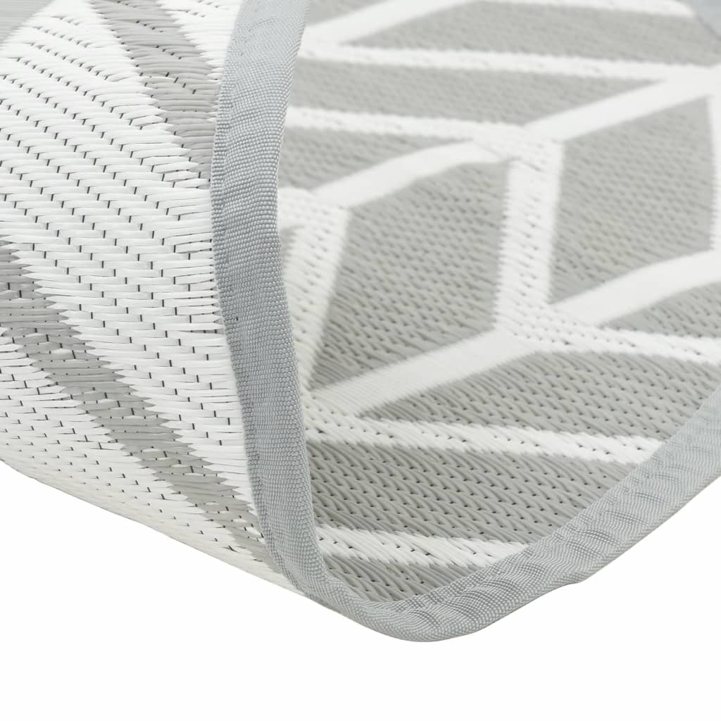 vidaXL Covor de exterior, ARAKIL gri, Ø120 cm, PP