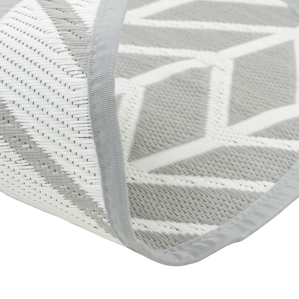 vidaXL Covor de exterior, ARAKIL gri, Ø160 cm, PP