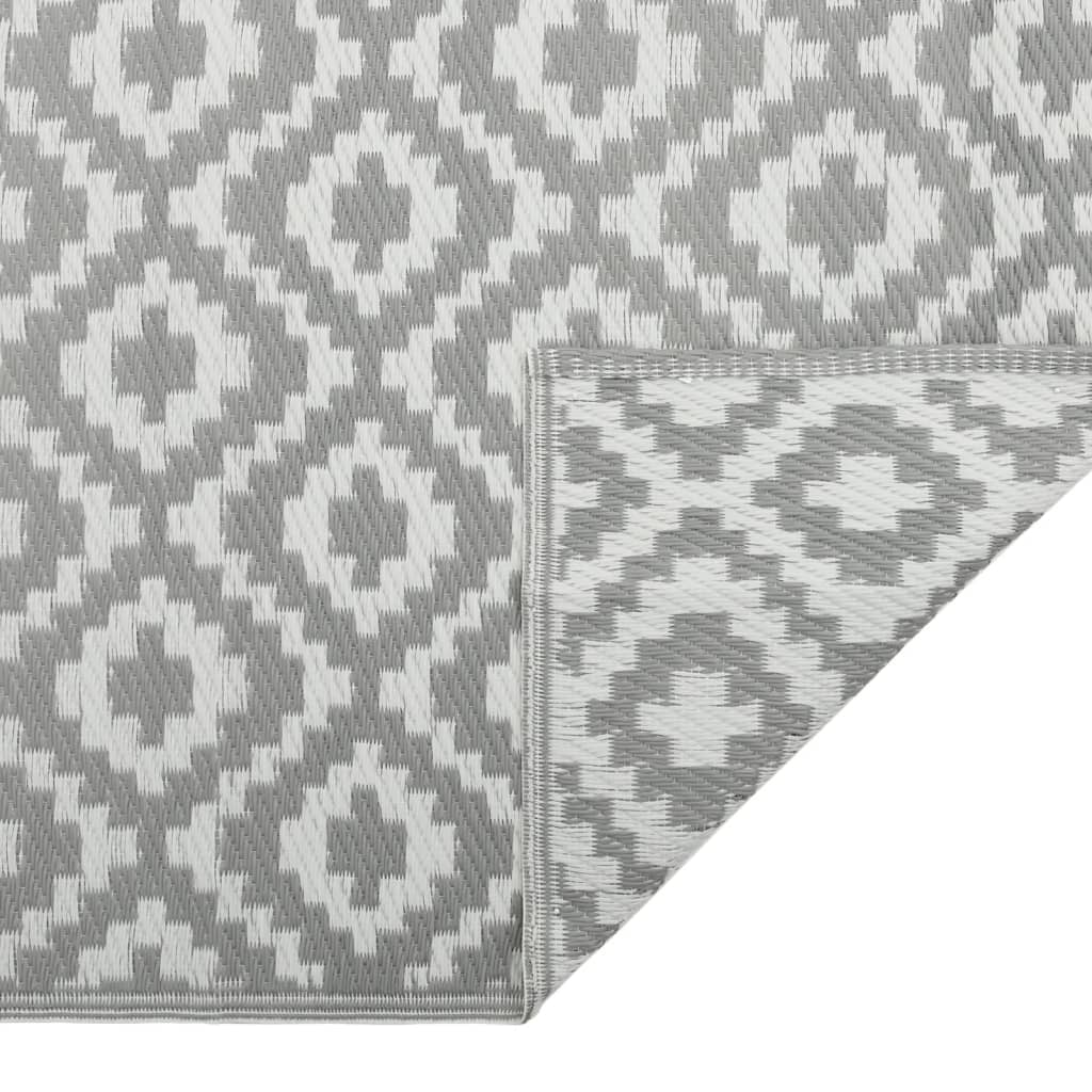 vidaXL Covor de exterior, ARAKIL gri, 80x150 cm, PP vidaXL Covor de exterior, ARAKIL gri, 80x150 cm, PP
