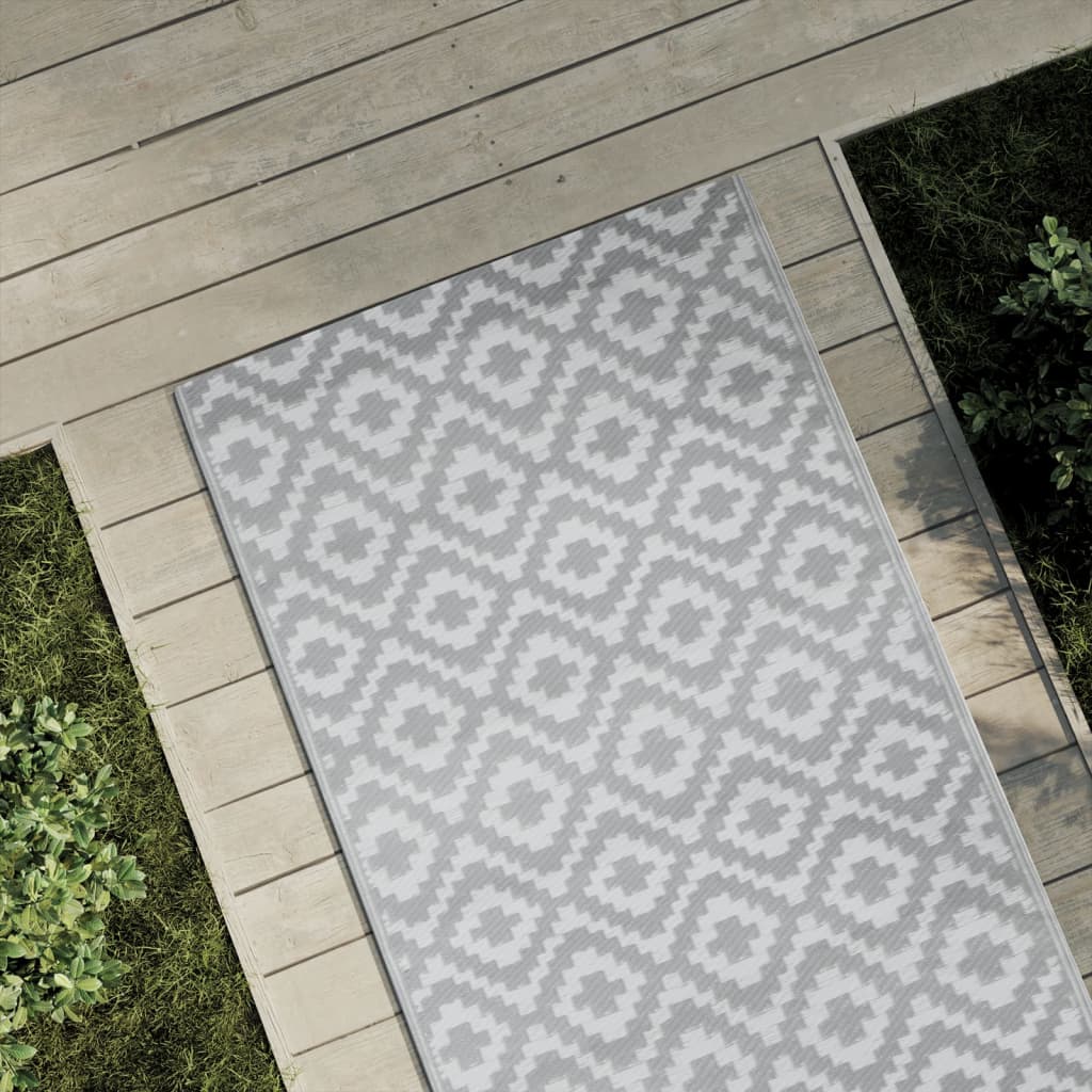vidaXL Covor de exterior, ARAKIL gri, 80x150 cm, PP vidaXL Covor de exterior, ARAKIL gri, 80x150 cm, PP