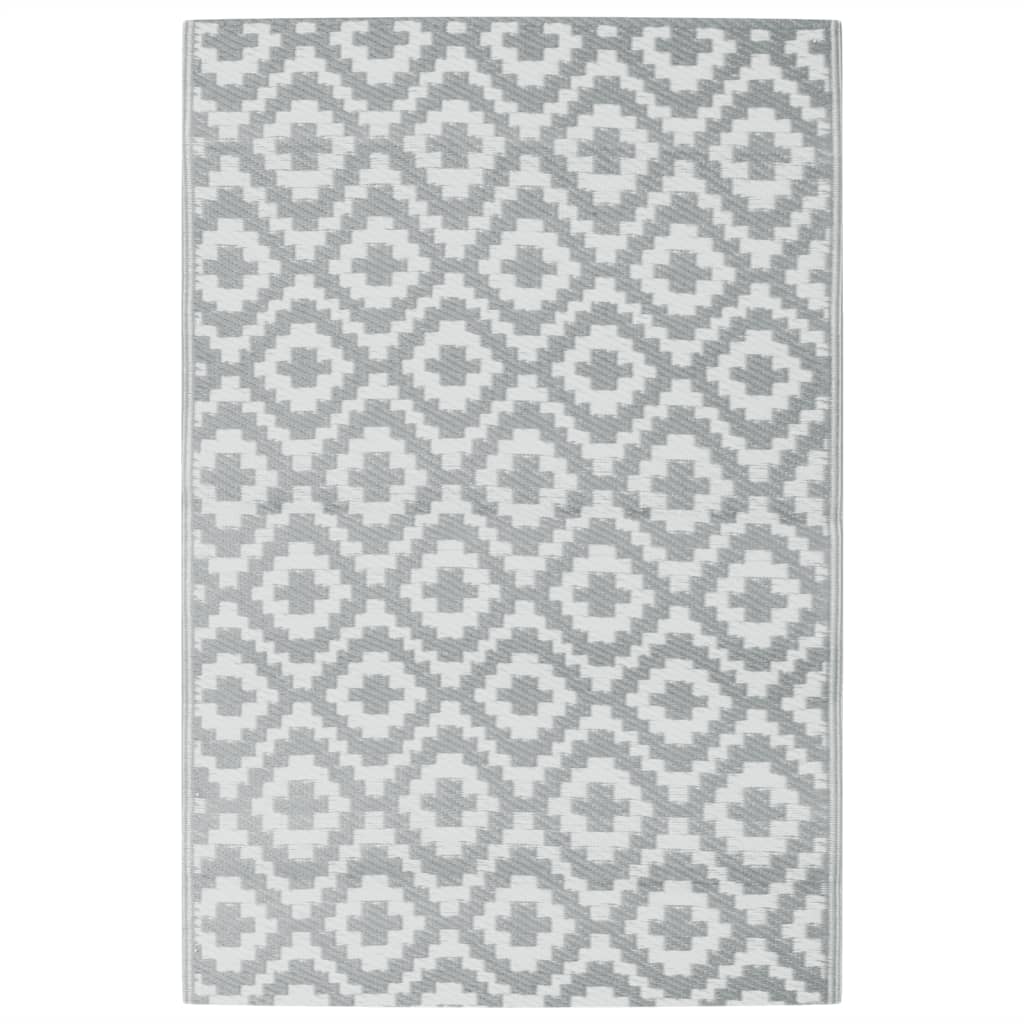 vidaXL Covor de exterior, ARAKIL gri, 120x180 cm, PP vidaXL Covor de exterior, ARAKIL gri, 120x180 cm, PP