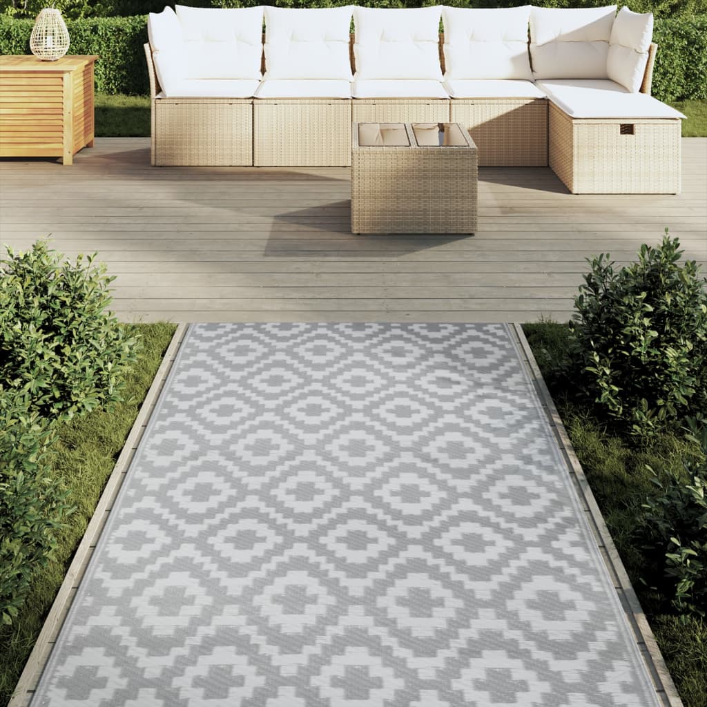 vidaXL Covor de exterior, ARAKIL gri, 120x180 cm, PP vidaXL Covor de exterior, ARAKIL gri, 120x180 cm, PP