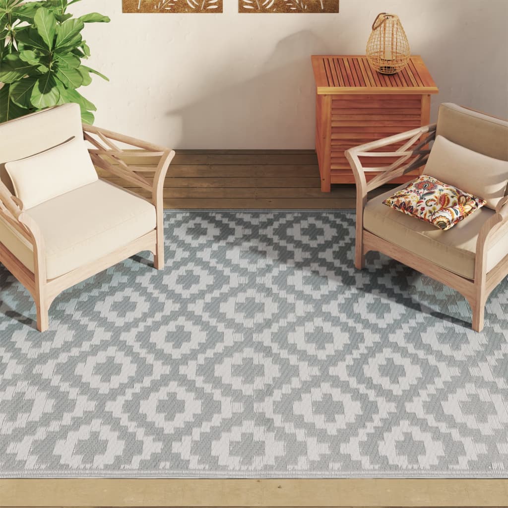 vidaXL Covor de exterior, ARAKIL gri, 160x230 cm, PP vidaXL Covor de exterior, ARAKIL gri, 160x230 cm, PP