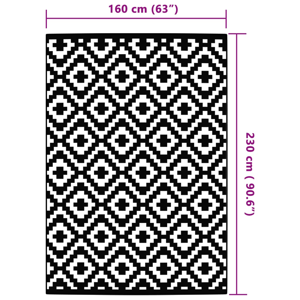 vidaXL Covor de exterior, ARAKIL gri, 160x230 cm, PP vidaXL Covor de exterior, ARAKIL gri, 160x230 cm, PP