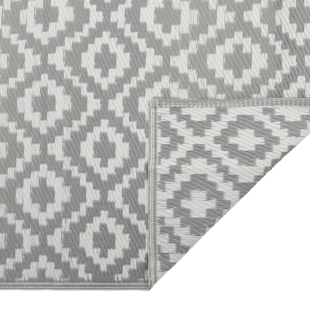 vidaXL Covor de exterior, ARAKIL gri, 190x290 cm, PP vidaXL Covor de exterior, ARAKIL gri, 190x290 cm, PP