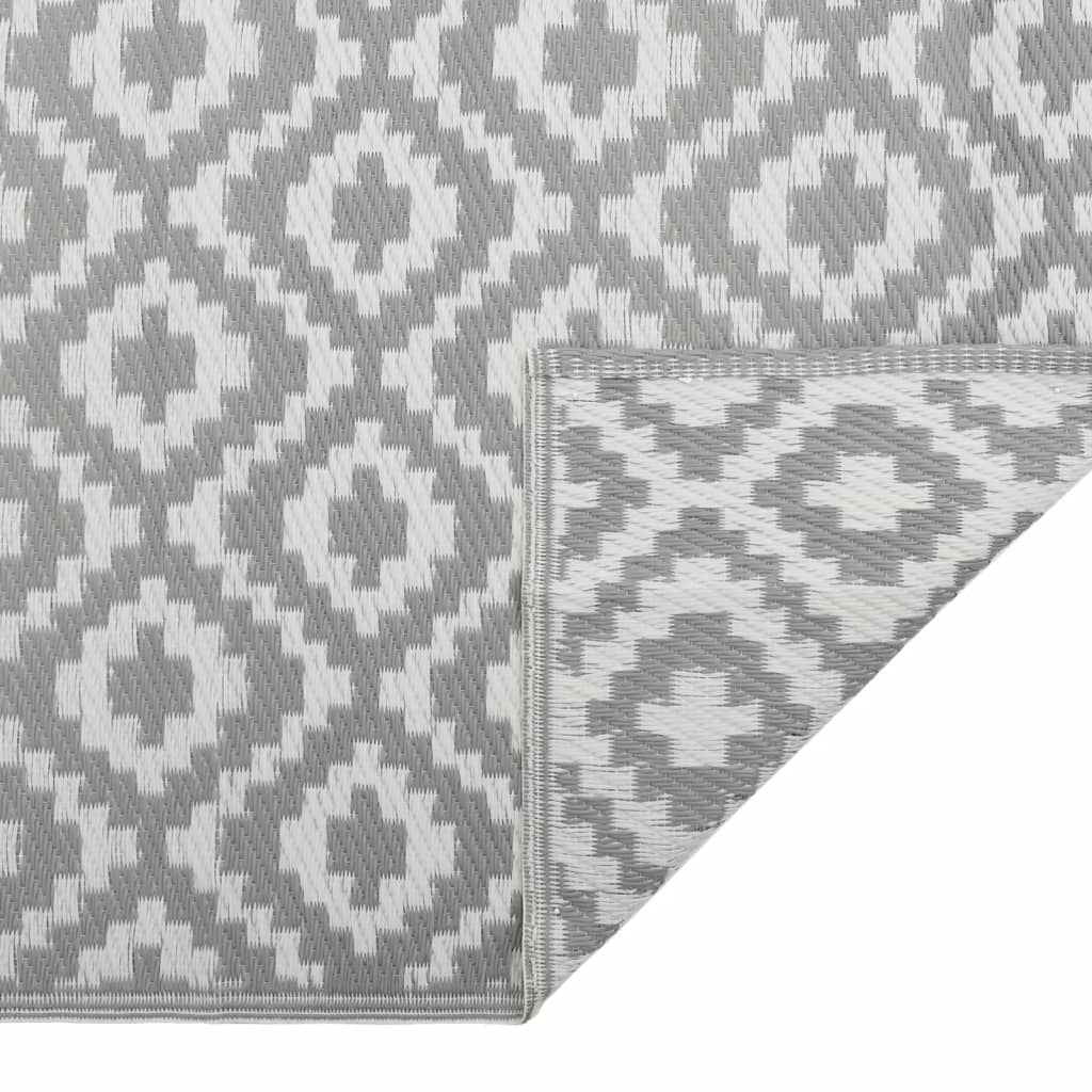 vidaXL Covor de exterior, ARAKIL gri, 80x250 cm, PP vidaXL Covor de exterior, ARAKIL gri, 80x250 cm, PP