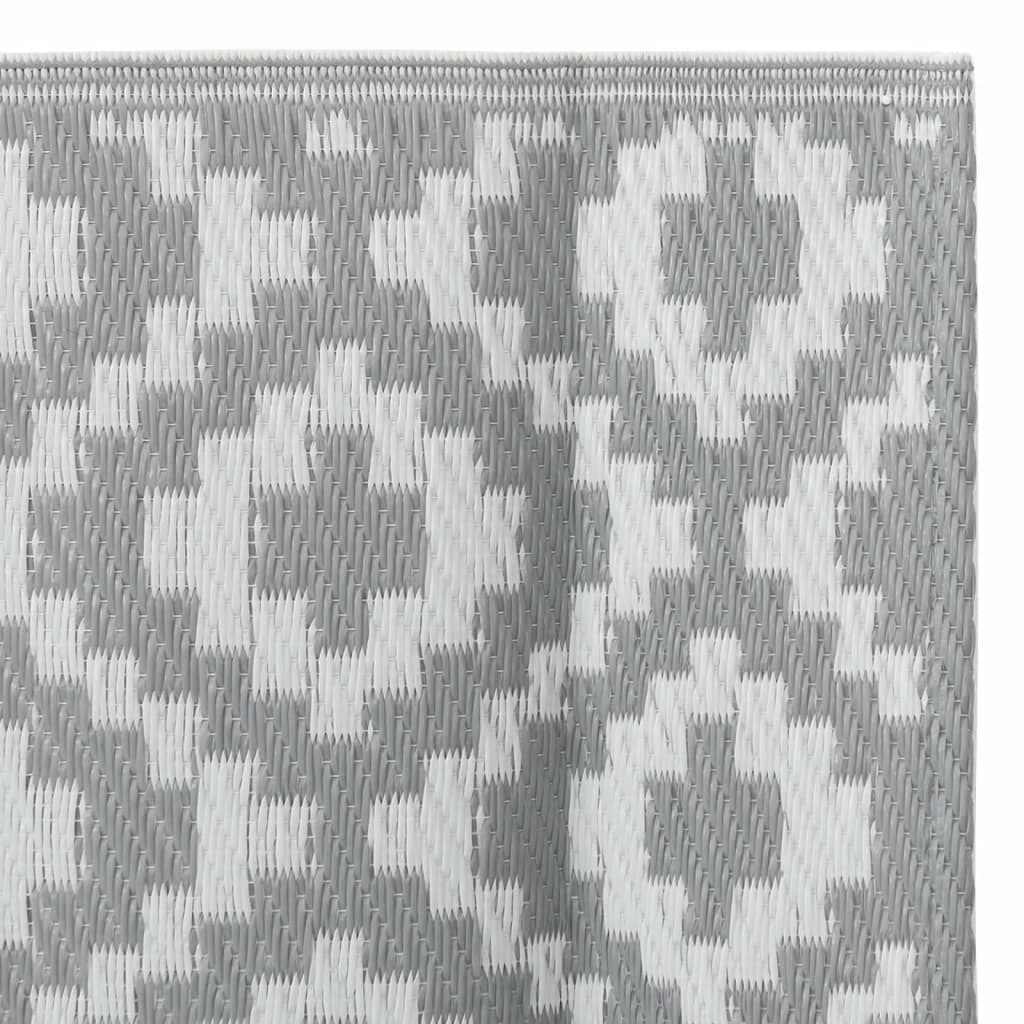 vidaXL Covor de exterior, ARAKIL gri, 80x250 cm, PP vidaXL Covor de exterior, ARAKIL gri, 80x250 cm, PP