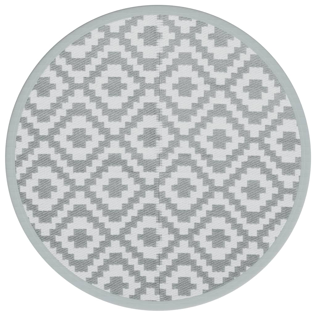 vidaXL Covor de exterior, ARAKIL gri, Ø200 cm, PP vidaXL Covor de exterior, ARAKIL gri, Ø200 cm, PP