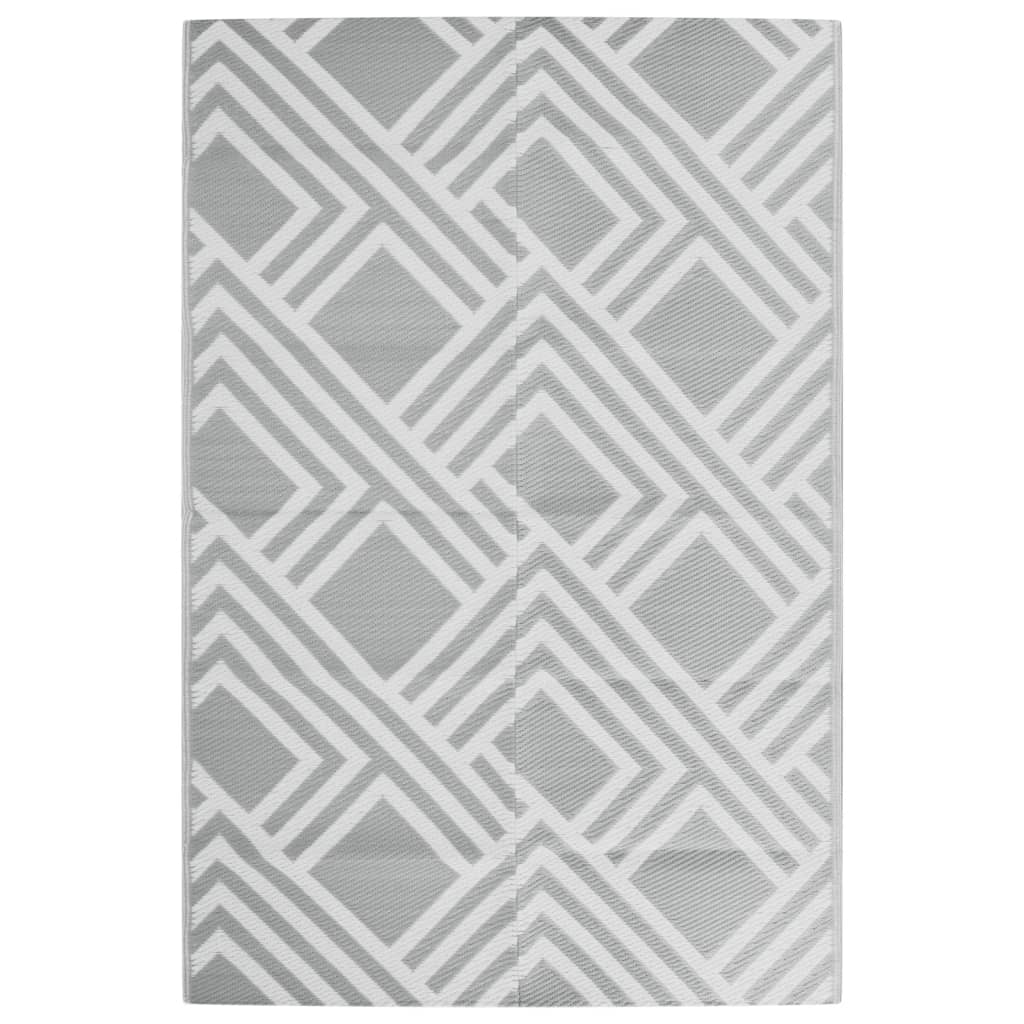 vidaXL Covor de exterior, ARAKIL gri, 120x180 cm, PP vidaXL Covor de exterior, ARAKIL gri, 120x180 cm, PP