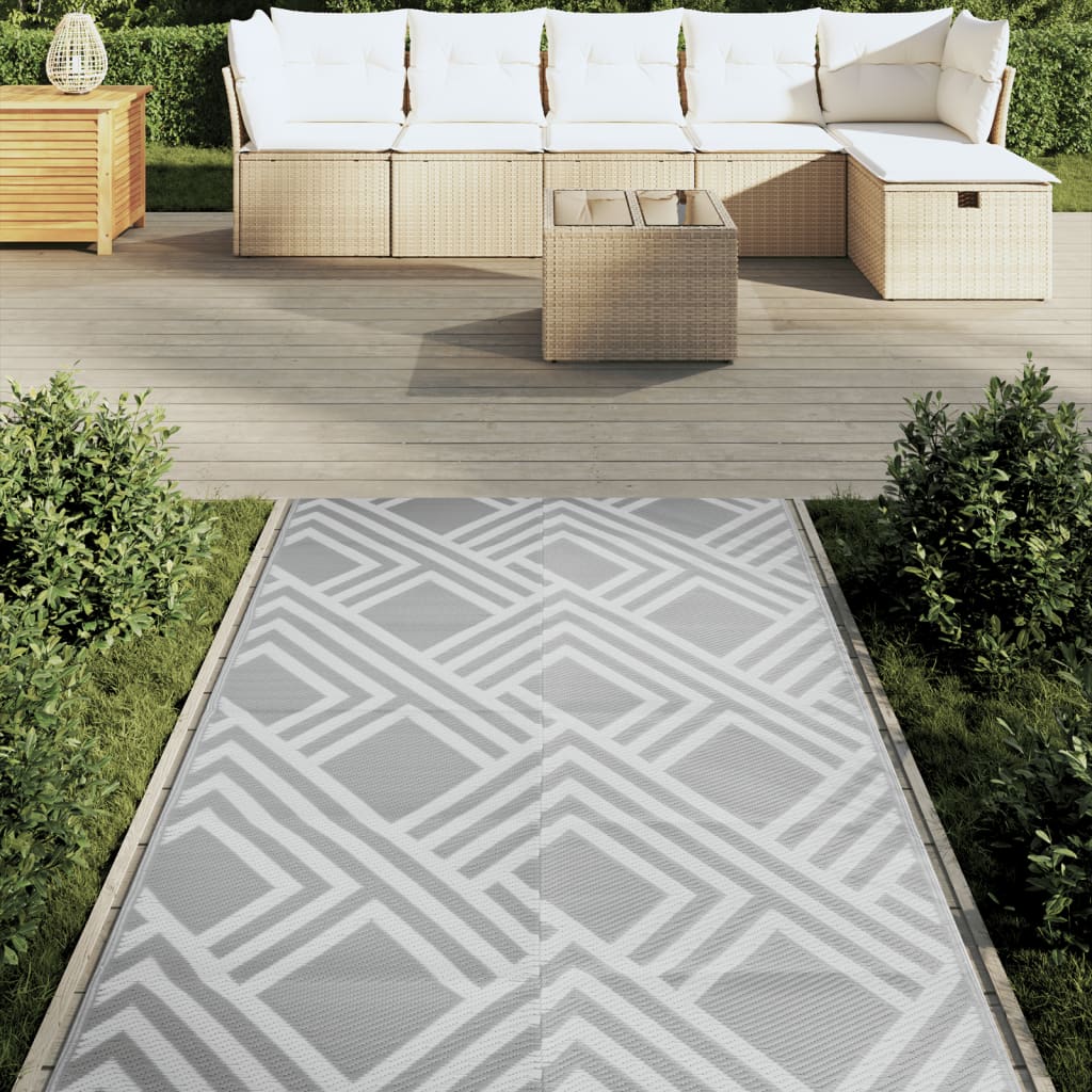 vidaXL Covor de exterior, ARAKIL gri, 120x180 cm, PP vidaXL Covor de exterior, ARAKIL gri, 120x180 cm, PP