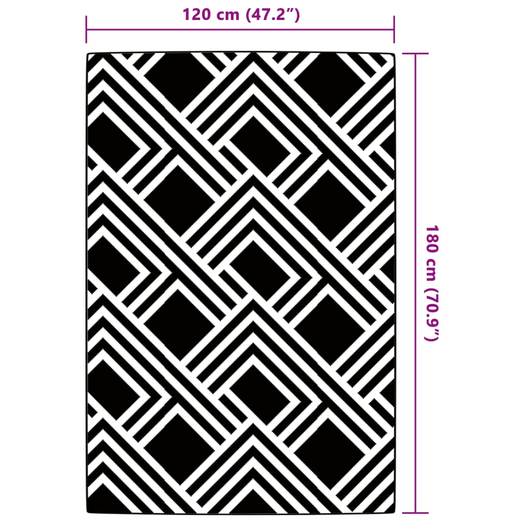 vidaXL Covor de exterior, ARAKIL gri, 120x180 cm, PP vidaXL Covor de exterior, ARAKIL gri, 120x180 cm, PP