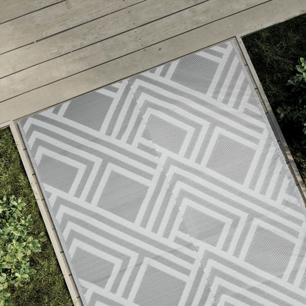 vidaXL Covor de exterior, ARAKIL gri, 120x180 cm, PP vidaXL Covor de exterior, ARAKIL gri, 120x180 cm, PP