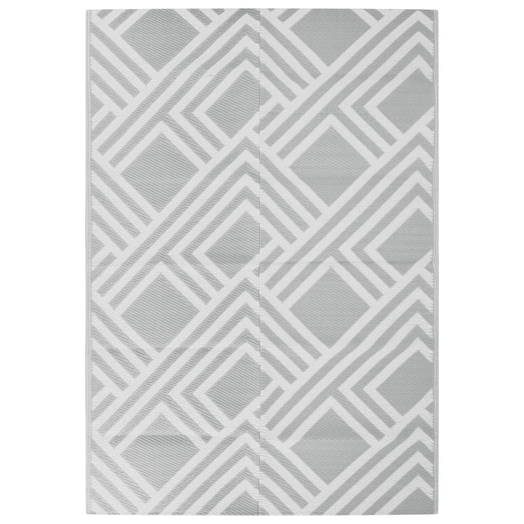 vidaXL Covor de exterior, ARAKIL gri, 160x230 cm, PP vidaXL Covor de exterior, ARAKIL gri, 160x230 cm, PP