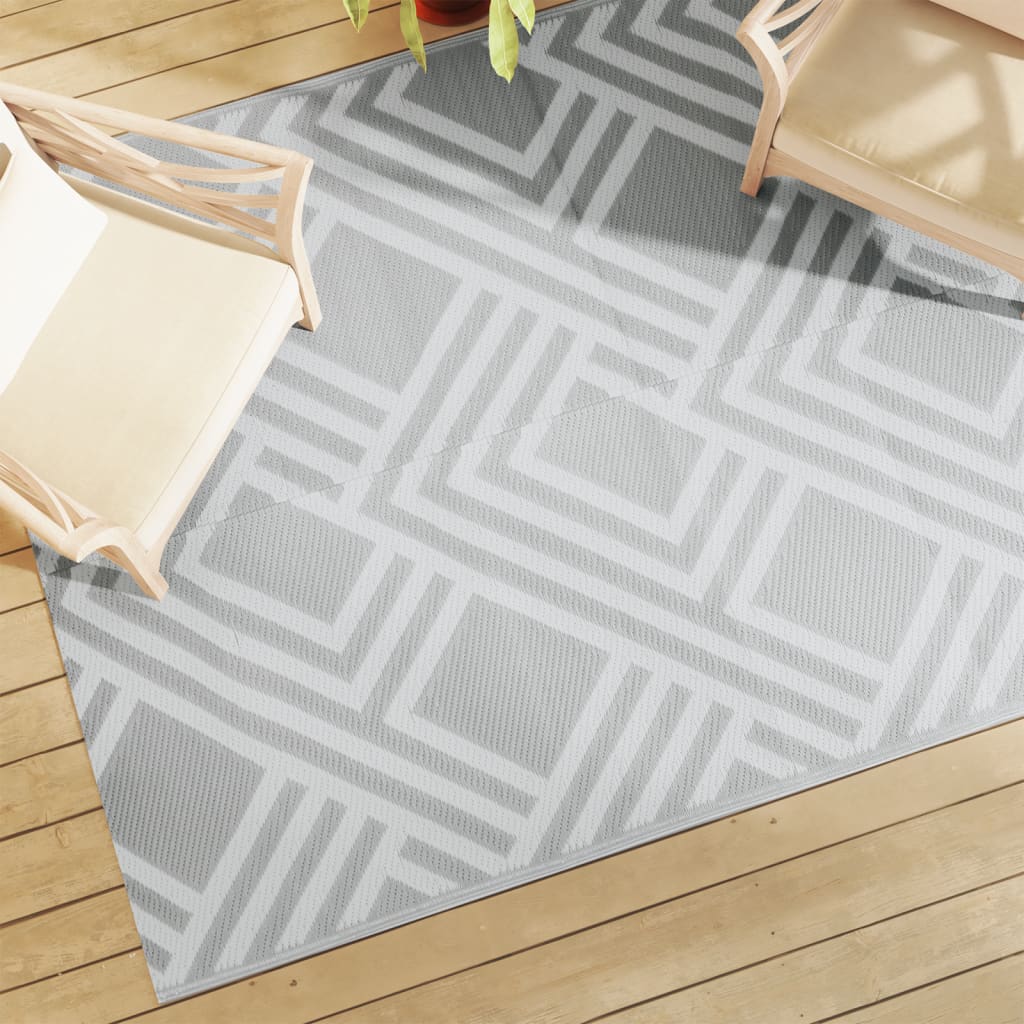 vidaXL Covor de exterior, ARAKIL gri, 160x230 cm, PP vidaXL Covor de exterior, ARAKIL gri, 160x230 cm, PP
