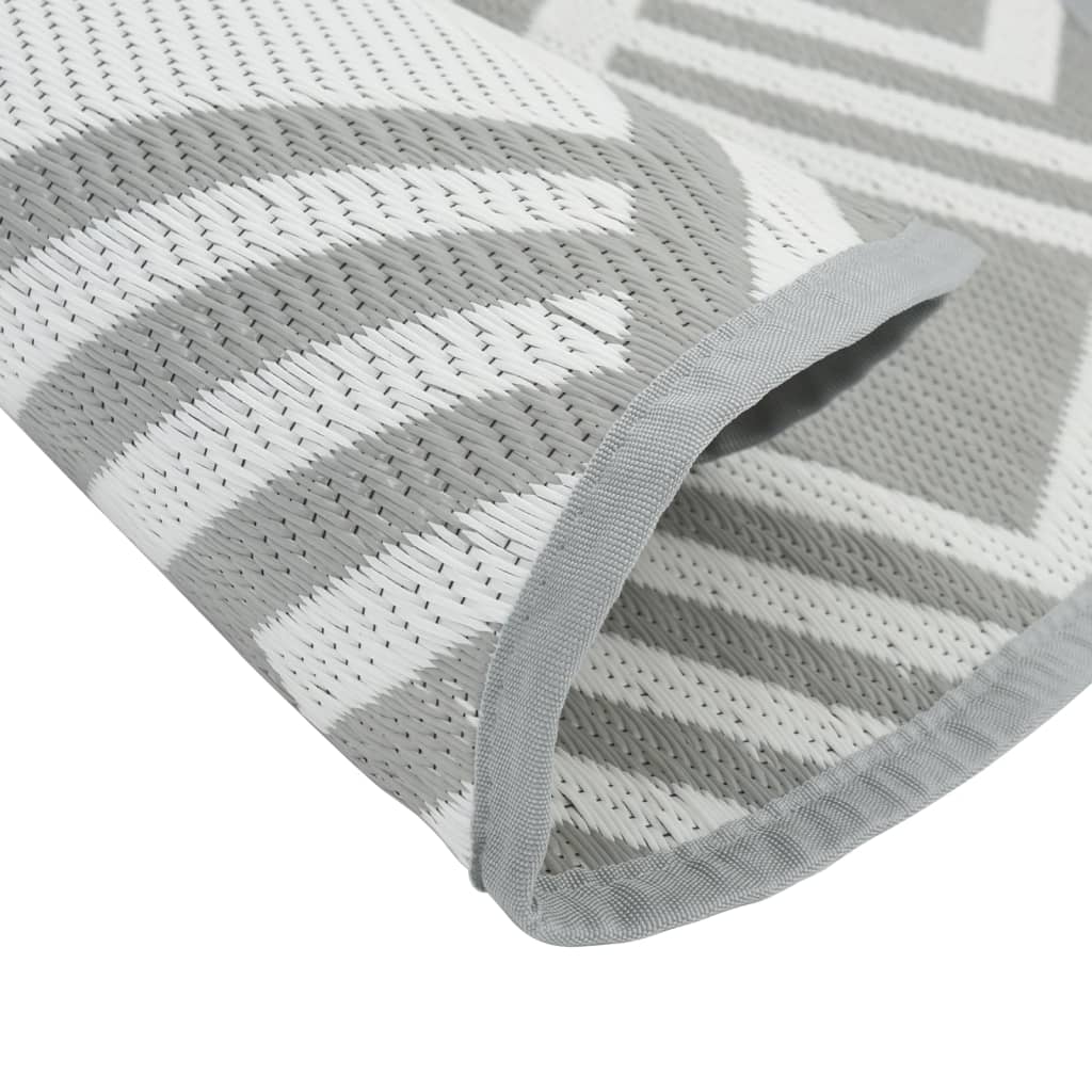vidaXL Covor de exterior, ARAKIL gri, Ø160 cm, PP vidaXL Covor de exterior, ARAKIL gri, Ø160 cm, PP