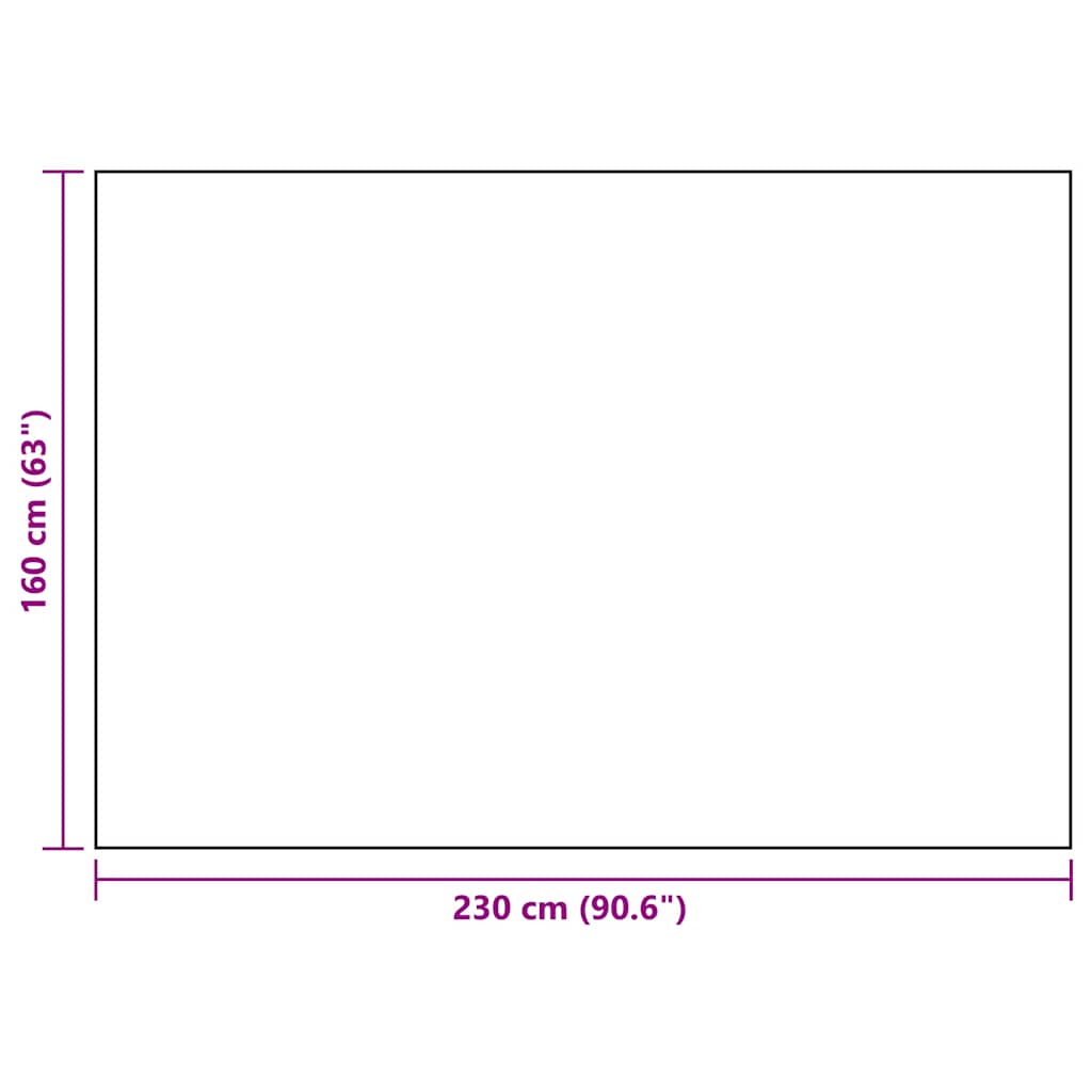 vidaXL Covor de exterior, ARAKIL alb și negru, 160x230 cm, PP vidaXL Covor de exterior, ARAKIL alb și negru, 160x230 cm, PP