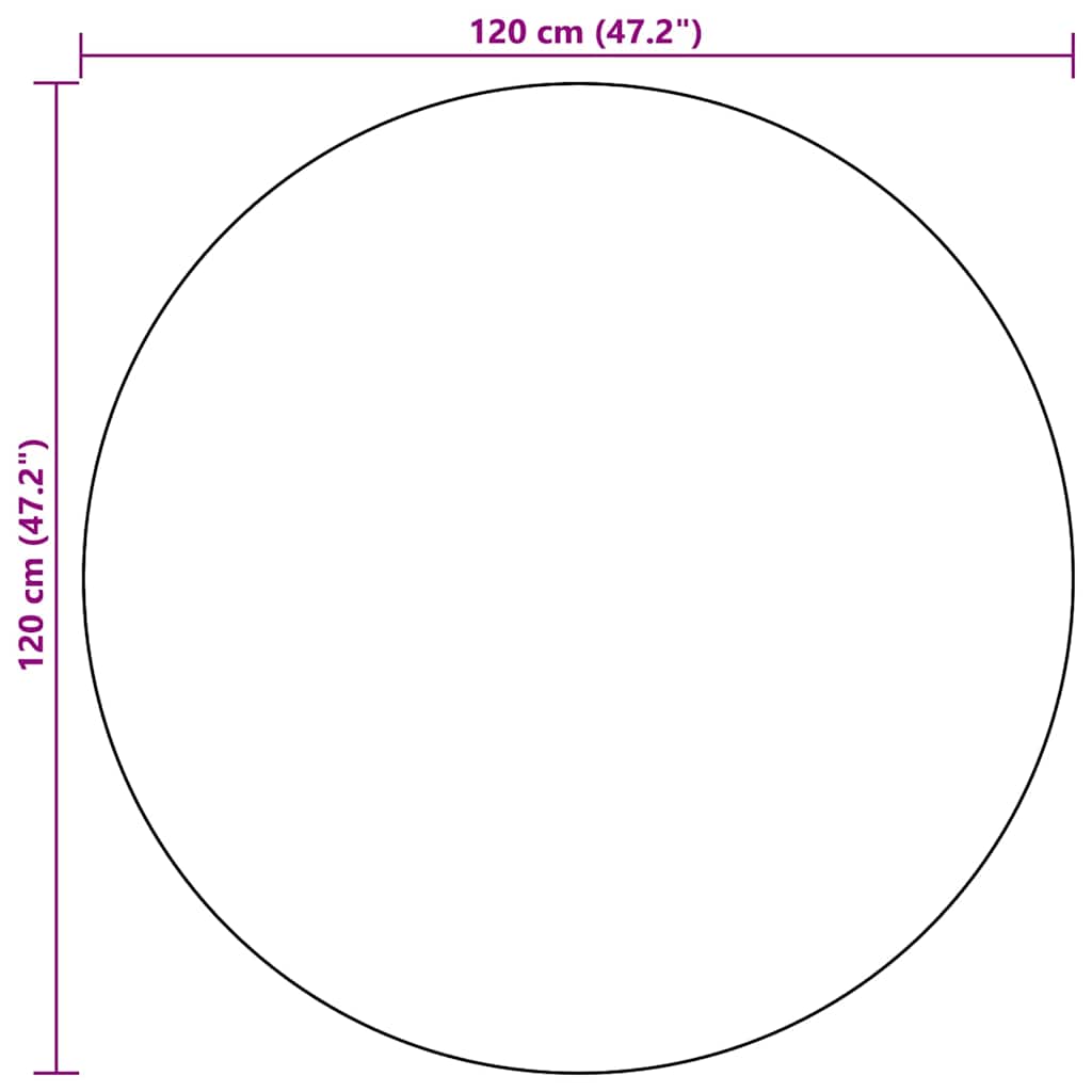 vidaXL Covor de exterior, ARAKIL alb și negru, Ø120 cm, PP vidaXL Covor de exterior, ARAKIL alb și negru, Ø120 cm, PP