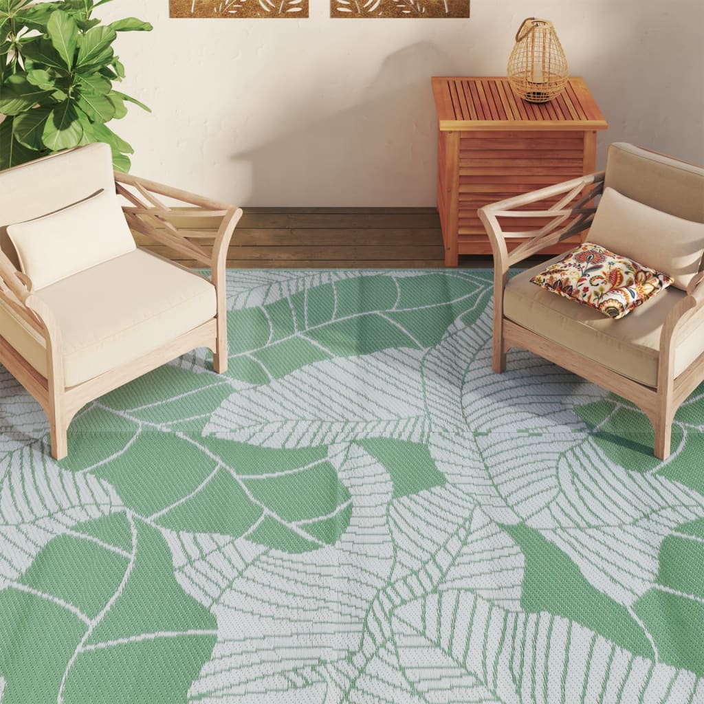vidaXL Covor de exterior, ARAKIL Verde, 190x290 cm, PP vidaXL Covor de exterior, ARAKIL Verde, 190x290 cm, PP