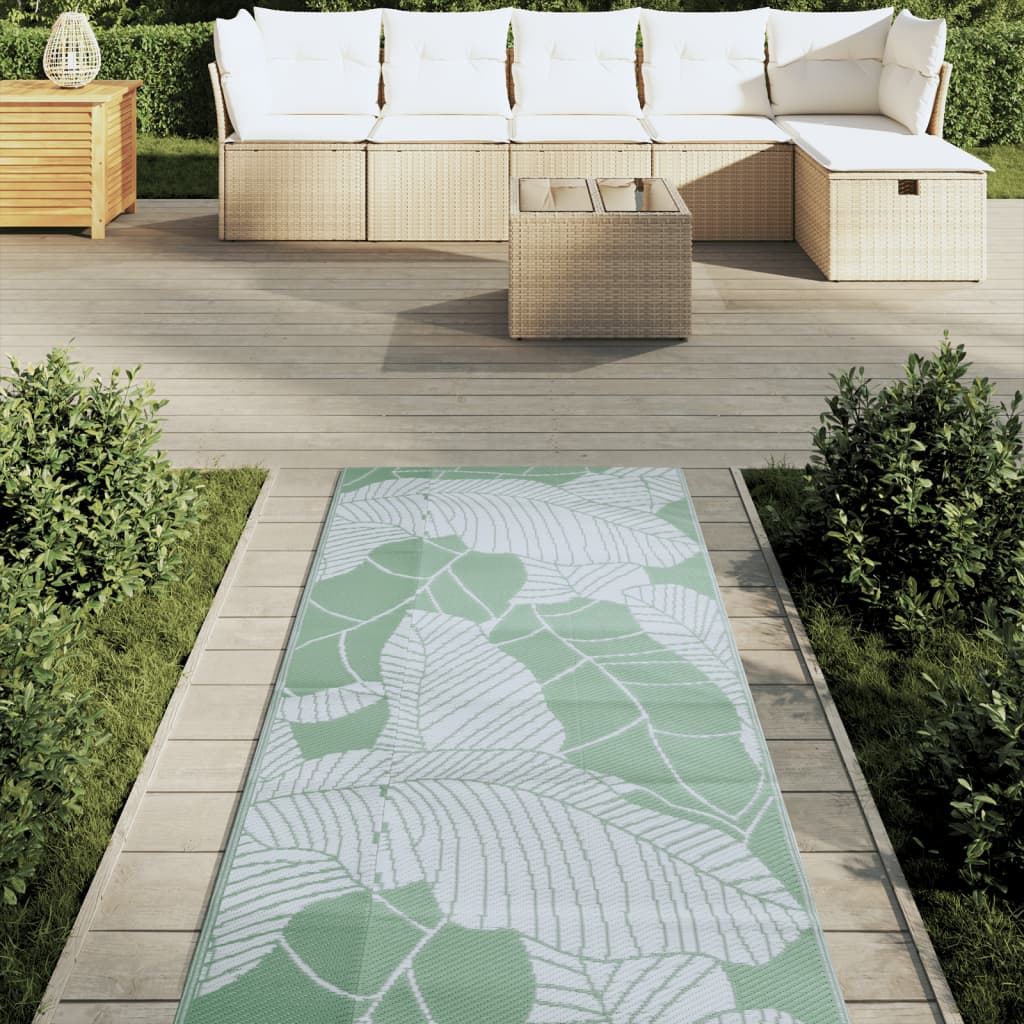 vidaXL Covor de exterior, ARAKIL verde, 80x250 cm, PP vidaXL Covor de exterior, ARAKIL verde, 80x250 cm, PP