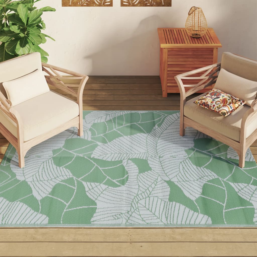 vidaXL Covor de exterior, ARAKIL verde, 140x200 cm, PP vidaXL Covor de exterior, ARAKIL verde, 140x200 cm, PP