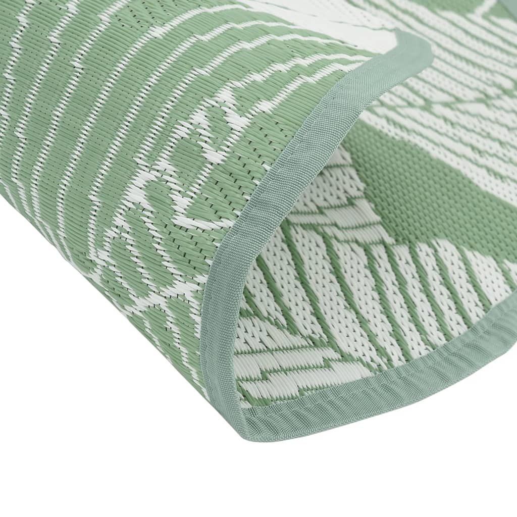 vidaXL Covor de exterior, ARAKIL verde, Ø120 cm, PP