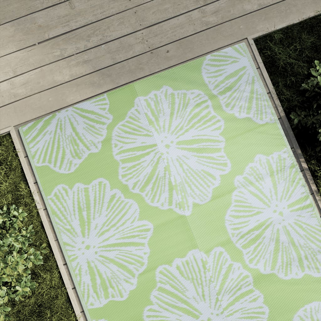 vidaXL Covor de exterior, ARAKIL Verde, 120x180 cm, PP vidaXL Covor de exterior, ARAKIL Verde, 120x180 cm, PP