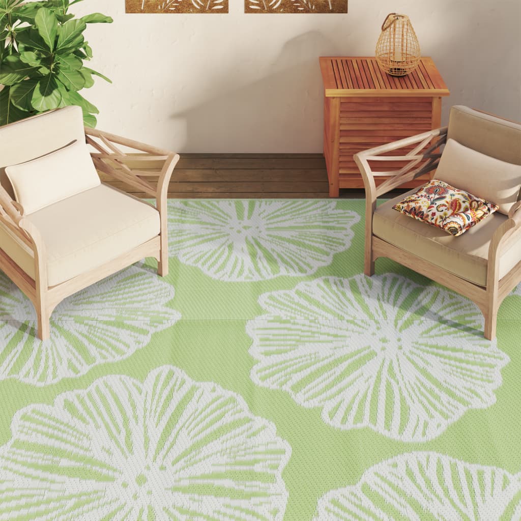 vidaXL Covor de exterior, ARAKIL Verde, 190x290 cm, PP vidaXL Covor de exterior, ARAKIL Verde, 190x290 cm, PP